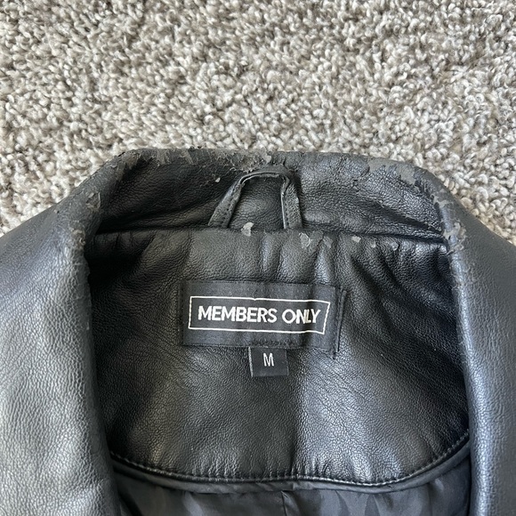 Members Only Pleather Jacket - Picture 4 of 7